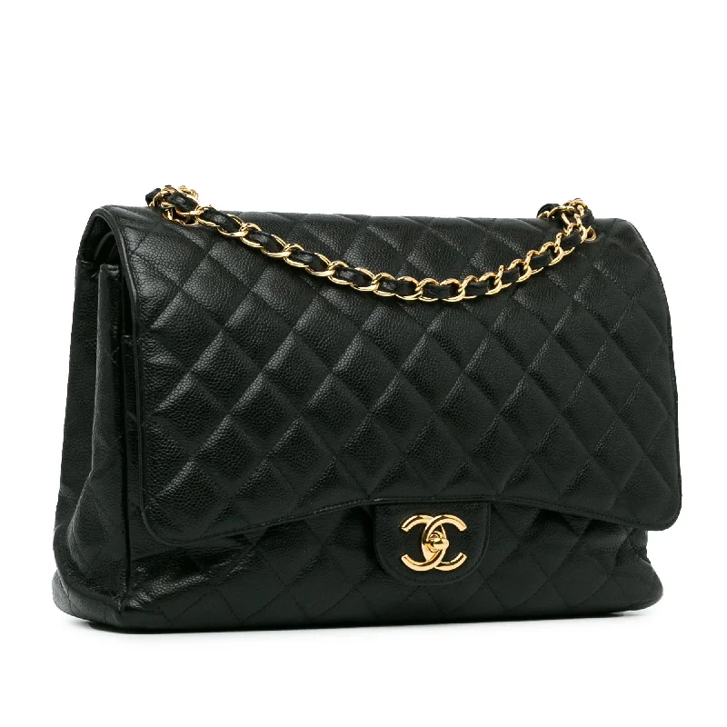 Chanel bags for women who love timeless fashionChanel Maxi Classic Caviar Double Flap (Nah1rf)