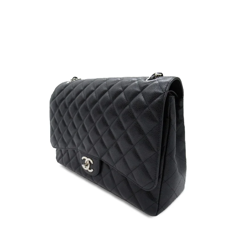 Chanel bags for women with minimalist styleChanel Maxi Classic Caviar Double Flap (vrfubg)