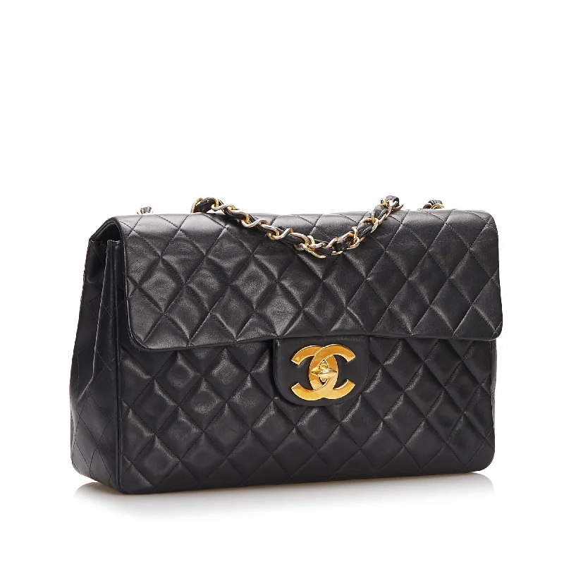 Chanel bags for women who love timeless fashionChanel Maxi Classic Lambskin Single Flap (bKU9pk)