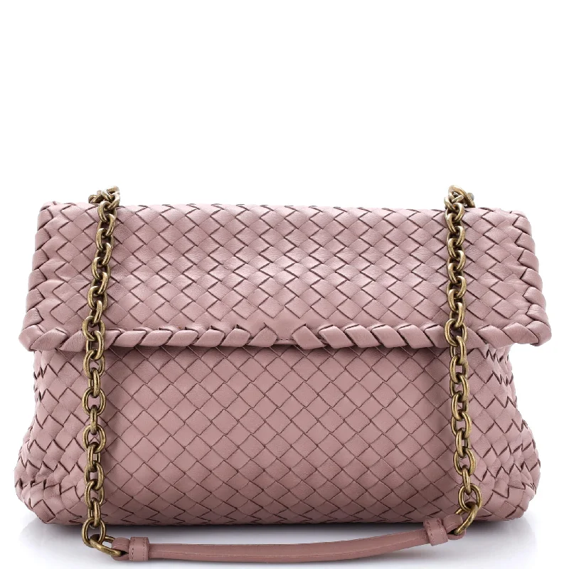 High - fashion Christian Dior bags with a geometric patternOlimpia Crossbody Bag Intrecciato Nappa Medium