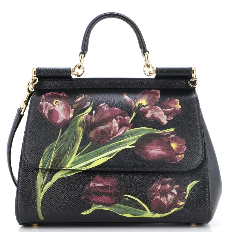 Christian Dior Saddle bags with a patent leather finish for a shiny lookMiss Sicily Bag Printed Leather Medium