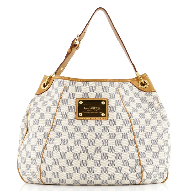 Christian Dior handbags with a detachable mirror for on - the - go touch - upsGalliera Handbag Damier GM