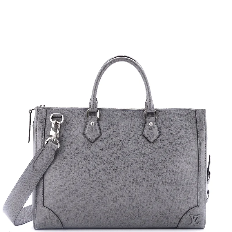 Christian Dior handbags with a back - pocket for quick storageSlim Briefcase Taiga Leather