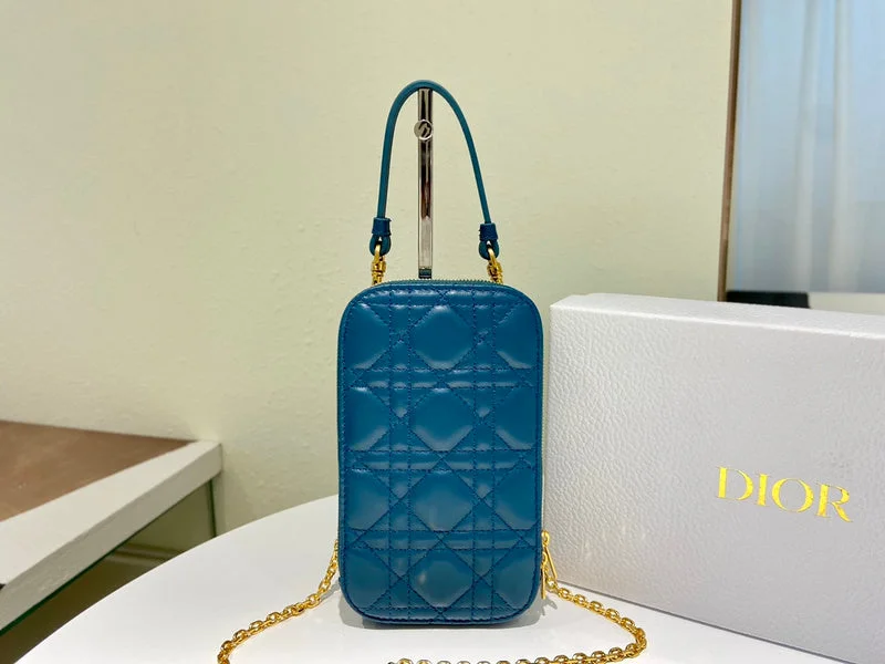 Christian Dior bags with a quilted pattern and gold - toned hardwareWF - Dior Bags - 525